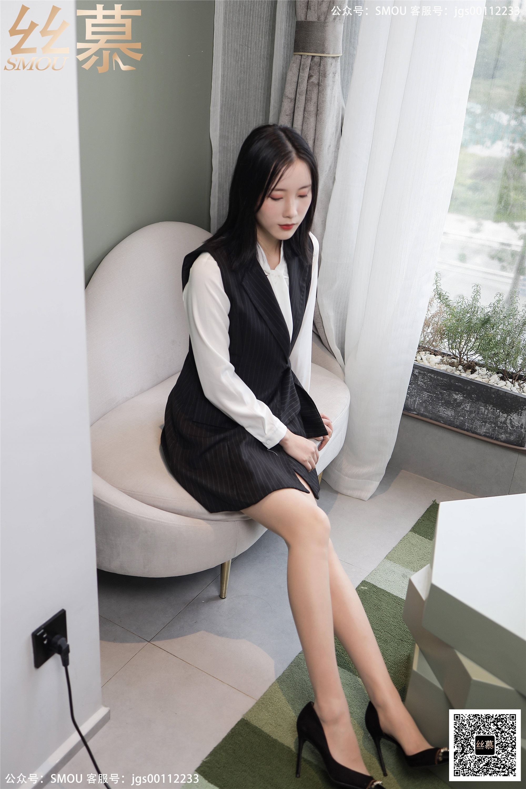 丝慕写真 SM433 天天一元 模特：紫宁《绫肤色连裤袜》